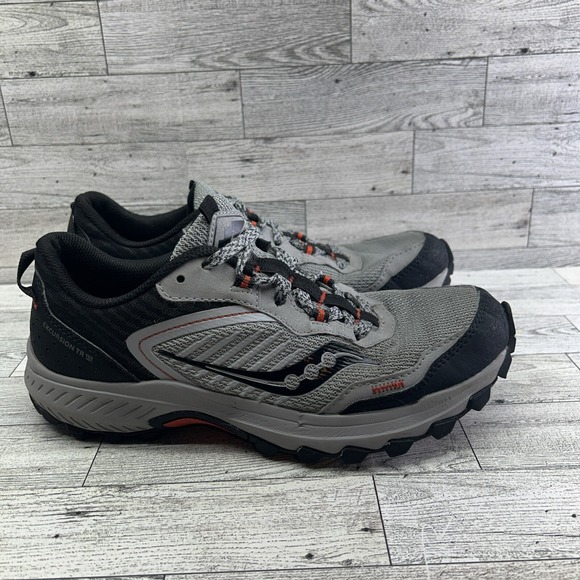 Saucony Excursion TR 15 S20668-21 Gray Black Trail Running Shoes Men Size 8.5 - Picture 8 of 12